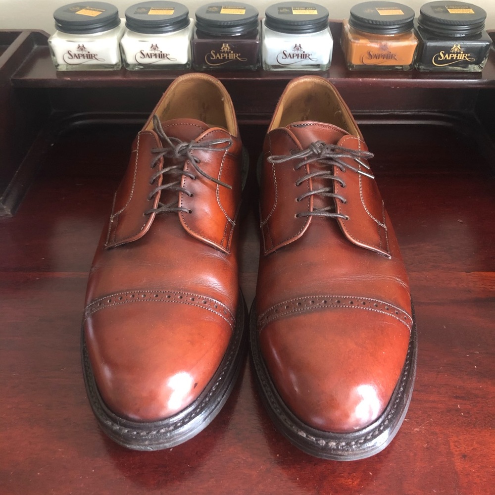 Johnston & Murphy Estate Collection Captoe Derby